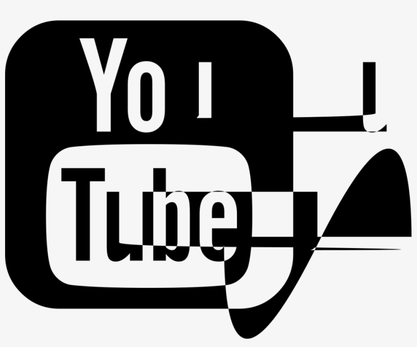 Png File Youtube Logo Black Free Transparent Png Download Pngkey