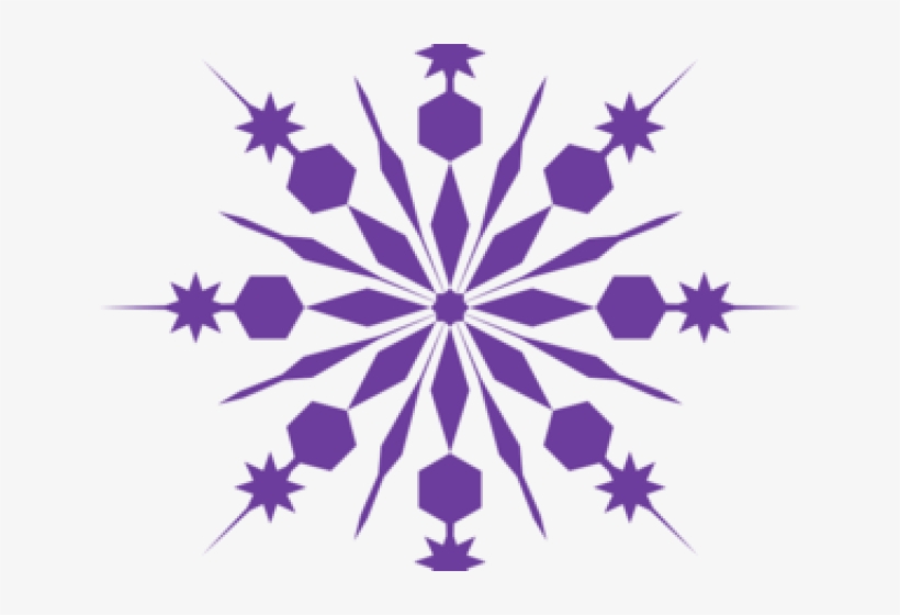 Purple Snowflake Transparent Clipart, transparent png #3965262
