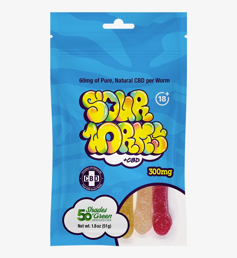 Sour Worms - Bag, transparent png #3965406