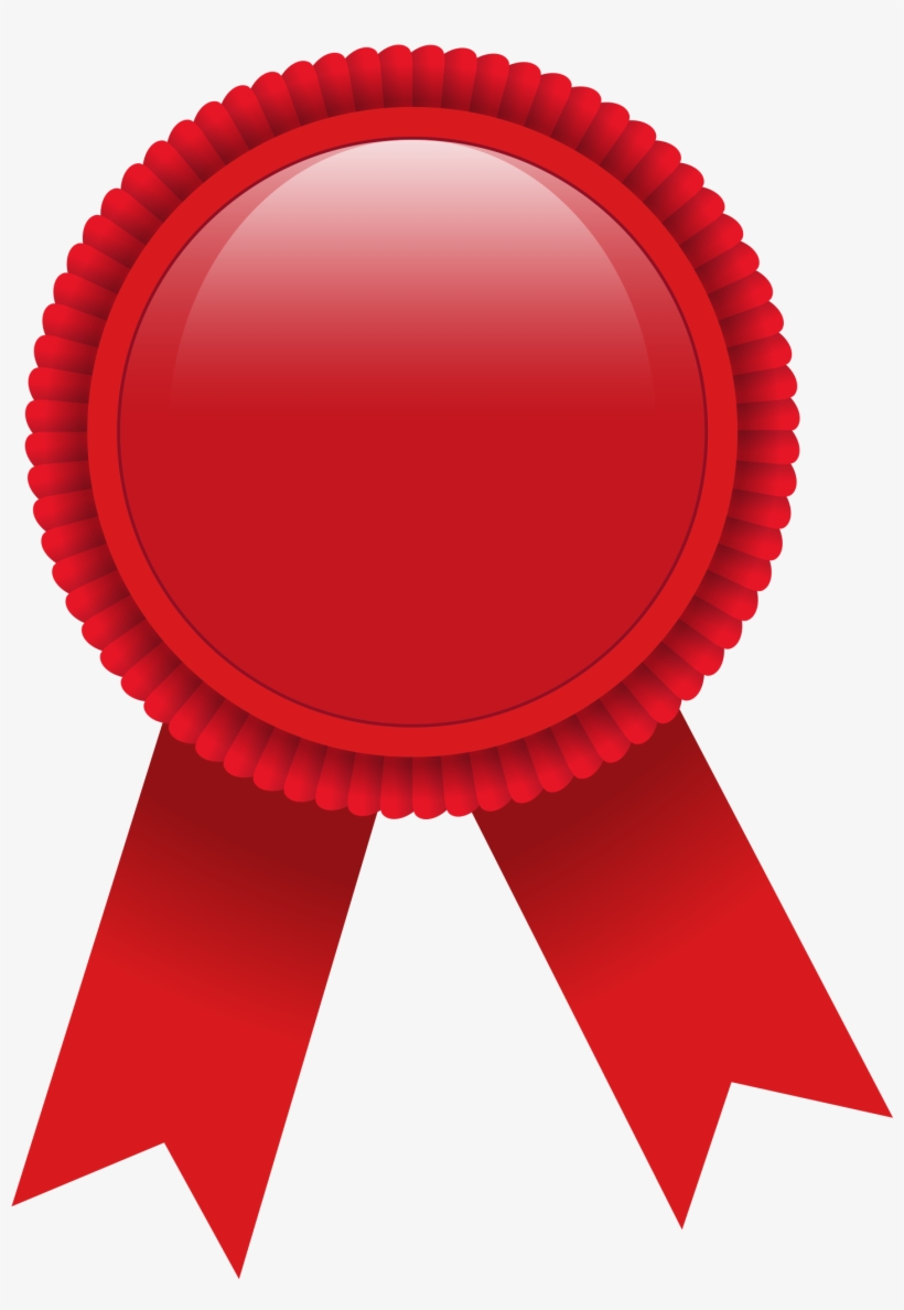 Ribbon Award Red Clip Art - Red Ribbon Award, transparent png #3965453