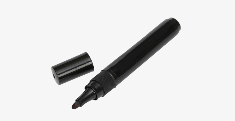 Marker Pen - Black Marker Pen, transparent png #3965945