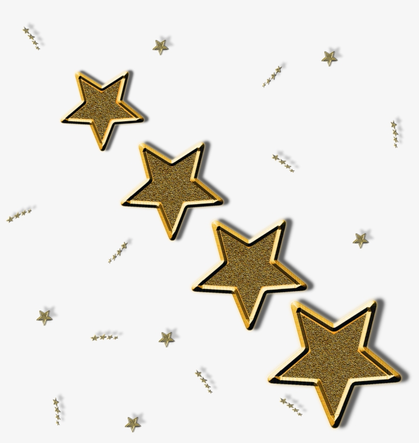 Forgetmenot Golden Stars - Blue, transparent png #3965978