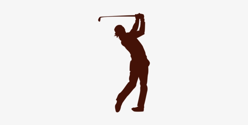 Golf Player Silhouette - Iphone 6s Cover Golf, transparent png #3966180