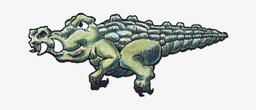 Bubsy Md Art Alligator - Cartoon, transparent png #3966261