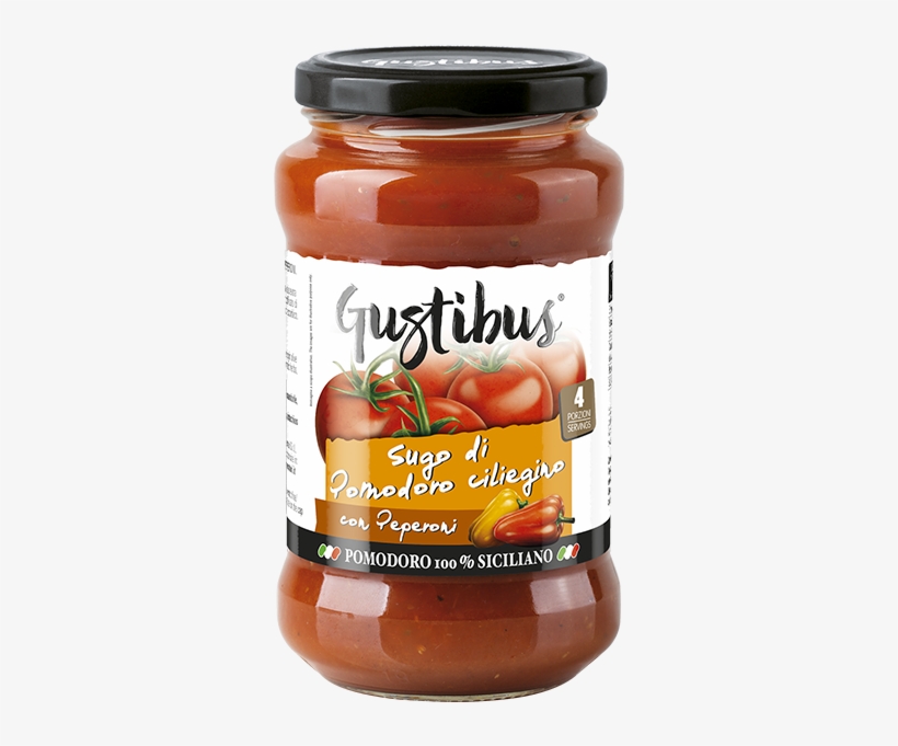 Bell Peppers Cherry Tomato Sauce - Gustibus Sugo, transparent png #3966291
