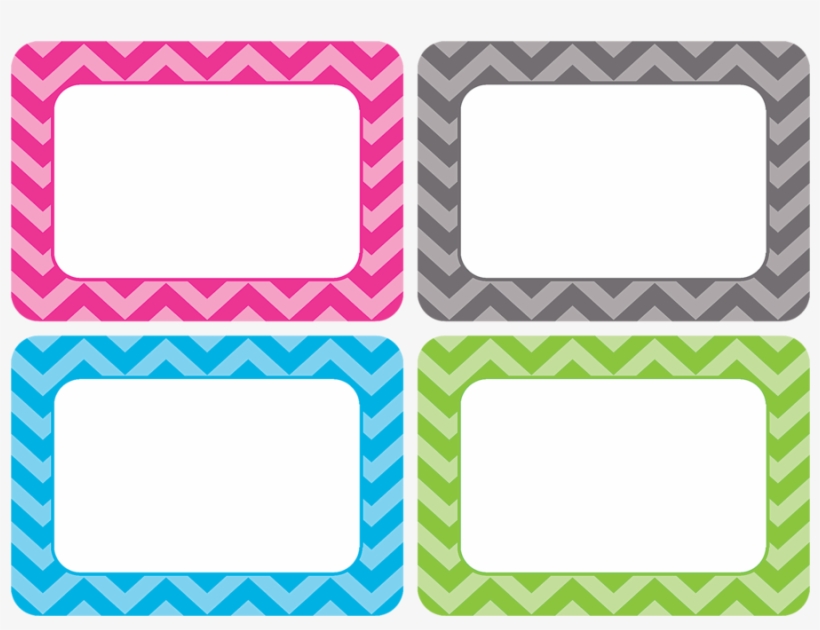 Tcr5526 Chevron Name s Labels Teacher Cubby Labels Free Free Transparent Png Download Pngkey