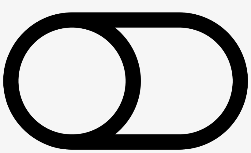 It Is A Logo Of An "off" Button - Toggle Off Icon Png, transparent png #3966481