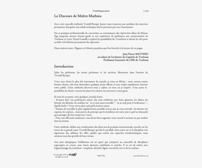 Method Trombolympic Junior - Document, transparent png #3966914