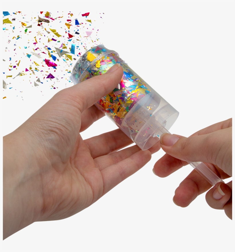 Push Pop Konfetti - Små Konfetti Rør, transparent png #3967130