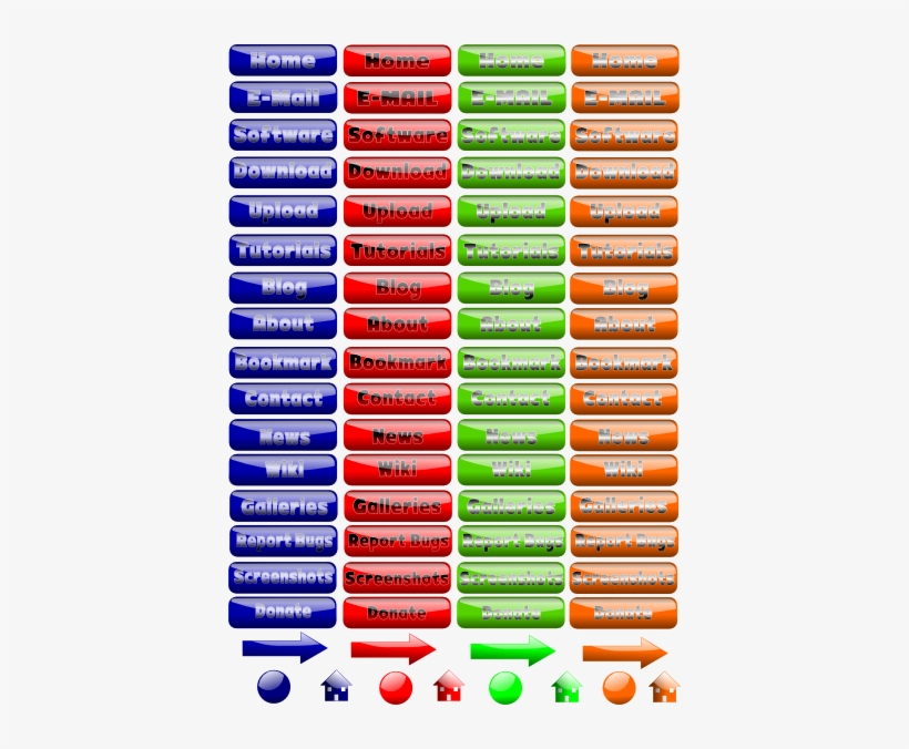 Glossy Buttons Svg Clip Arts 408 X 596 Px, transparent png #3967378