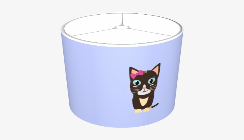 Cute Cat With Bow - Cartoon, transparent png #3967605