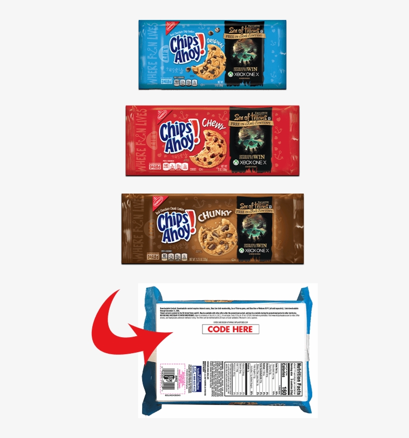 Please Enter The Code Without Any Dashes Or Spaces - Chips Ahoy Sea Of Thieves Codes, transparent png #3968658