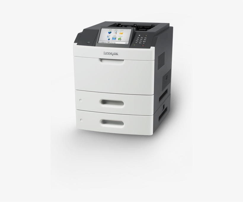 Ms810 Series - Lexmark Ms812de Monochrome Laser Printer - Duplex, transparent png #3969313