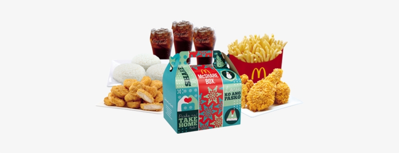 Customize Your Chicken Mcdo & Mcnuggets Bundle For - Mcdonalds Mcshare Bundle Good For 4, transparent png #3970791