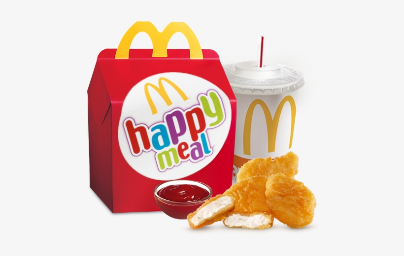 Happy Meal With Mcnuggets - Mcdonald's Happy Meal, transparent png #3970885