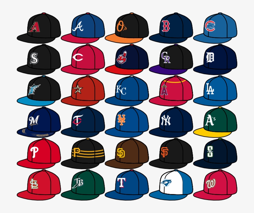 Caps - Mlb Team Logos In Alphabetical Order, transparent png #3970914