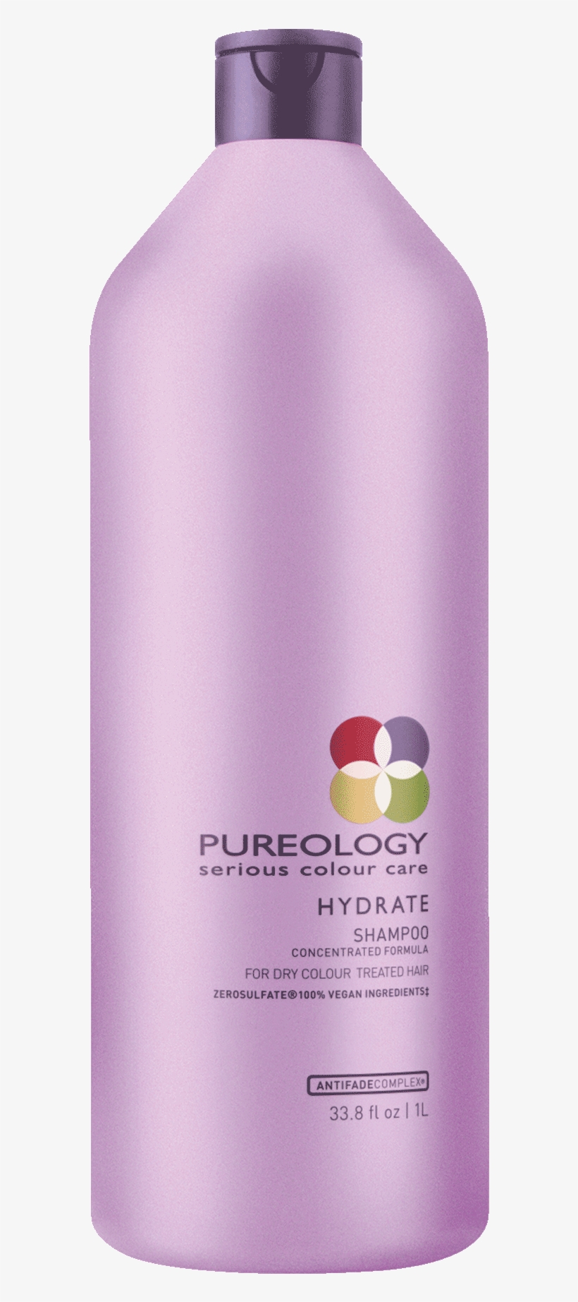 Hydrate Sulfate Free Shampoo Liter For Dry, Color Treated - Born Haircare Pureology Clean Volume Conditioner 50ml, transparent png #3971122