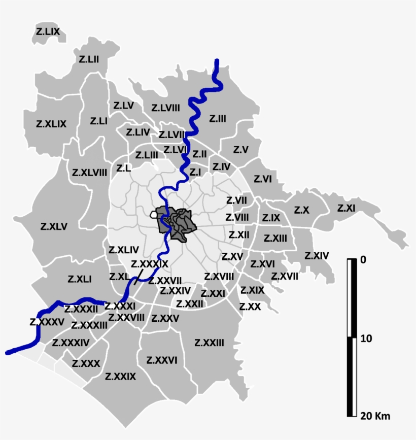 Roma Zone Dell'agro Romano Numerata - Borghesiana Roma, transparent png #3971150