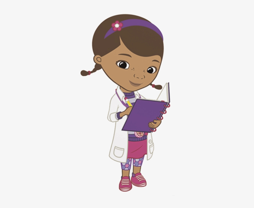 Docnotebook - Roommates Rmk2528flt Doc Mcstuffins Foam Characters, transparent png #3971221