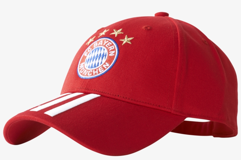 Adidas Bayern Munich 3 Stripe Cap - Red, transparent png #3971610