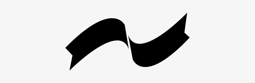 Ribbon In Curling Style Vector - Ribbon Style Png, transparent png #3971700