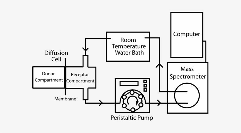 Diffusion And Permeability Measurement Apparatus Png - Mass Spectrometry Diffusion Measurement, transparent png #3972114