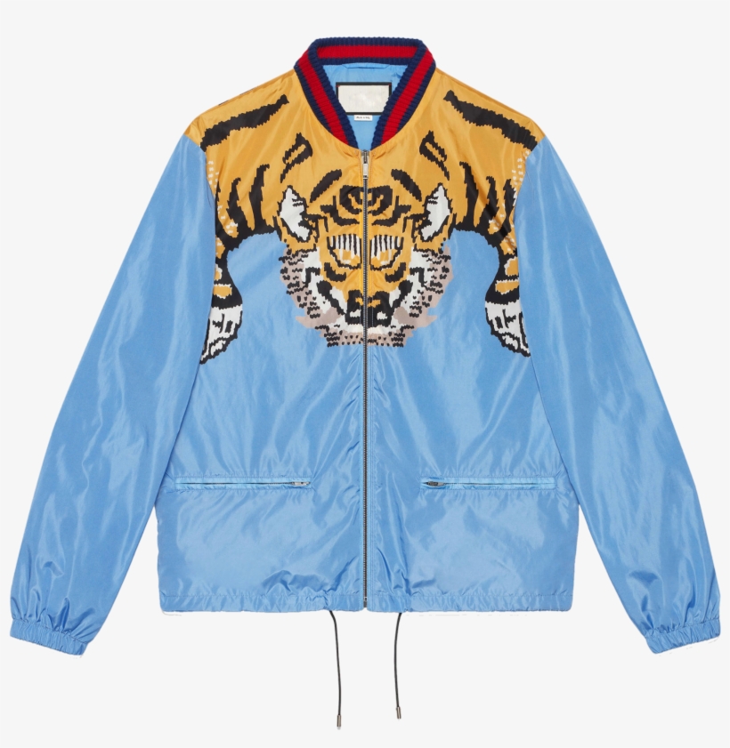 1499915299100 Gucci Tiger Bomber Jacket Free Transparent Png Download Pngkey