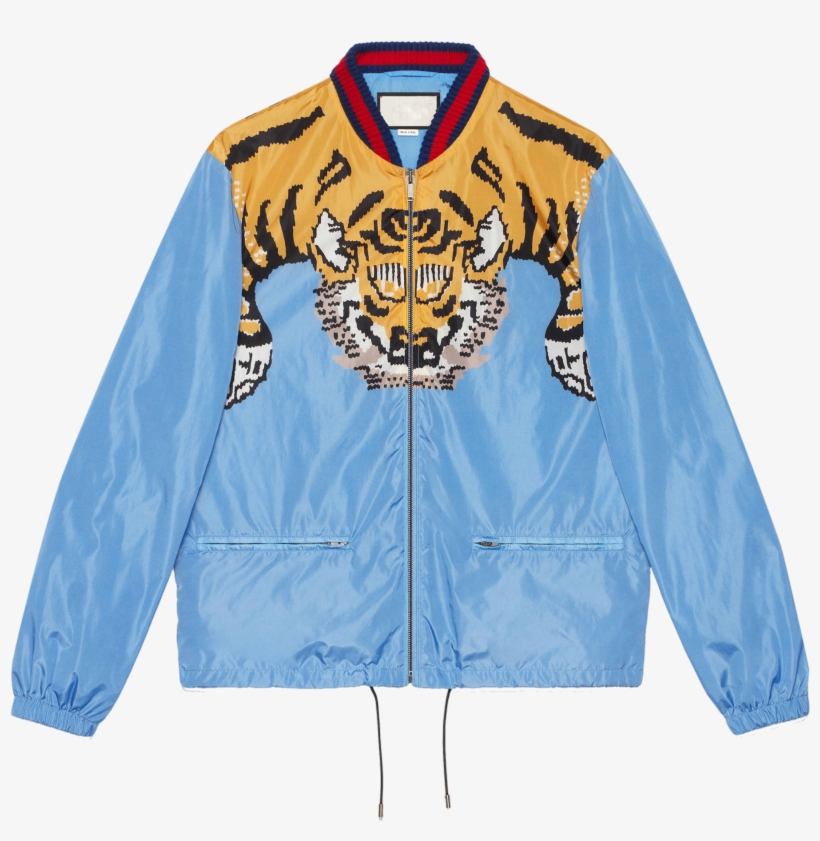 1499915299100 - Gucci Tiger Bomber Jacket, transparent png #3972639