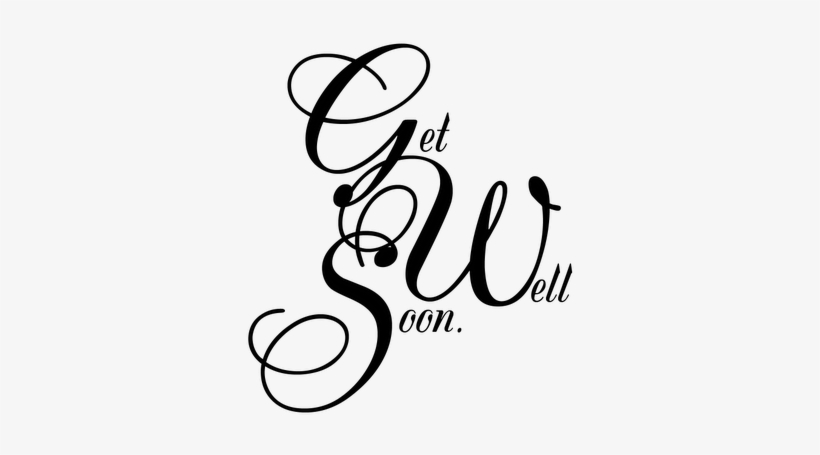 Get Well Soon Clip Art - Word Get Well Soon, transparent png #3972699