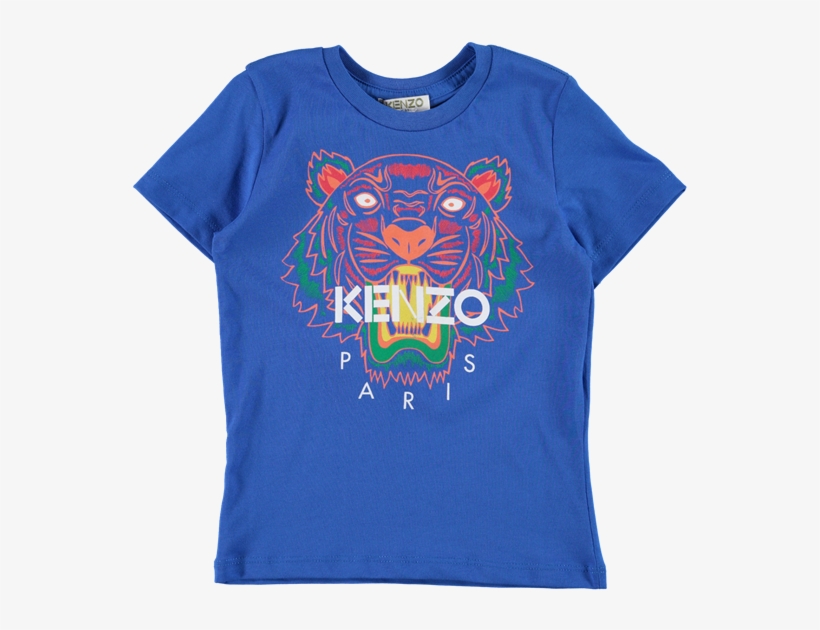 Picture Of Tiger Print T-shirt Royal Blue - Girl Scout Shirt, transparent png #3973029