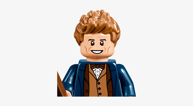 Newt Scamander - Lego Fantastic Beasts Minifigures, transparent png #3973309