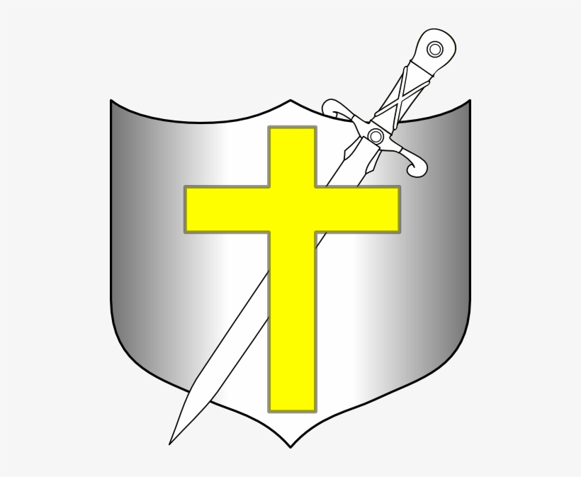 Shield With Sword Clip Art, transparent png #3973559
