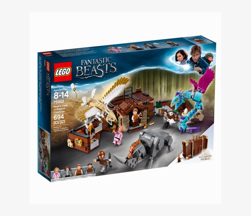 Newt's Case Of Magical Creatures - Harry Potter Fantastic Beasts Lego, transparent png #3973953
