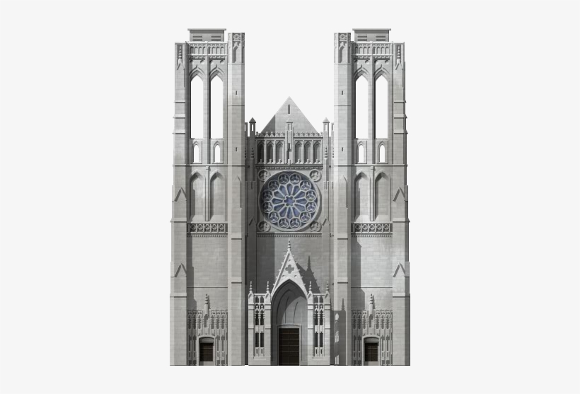 Grace Cathedral - Church, transparent png #3974193