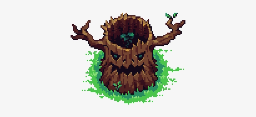 13 Jul - Pixel Art Top Down Tree, transparent png #3974194