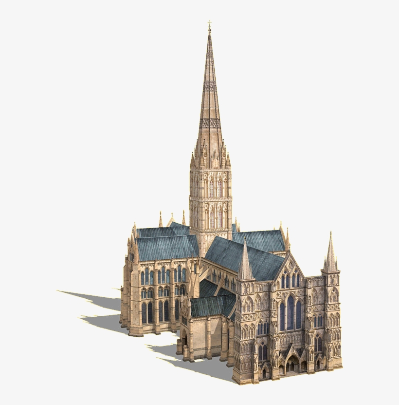 Cathedral - St Denis Cathedral 3d, transparent png #3974213