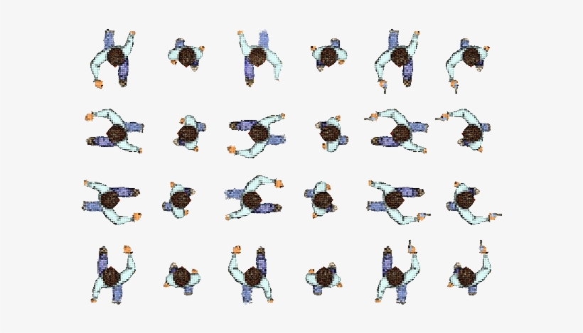 Zombie-img12 - Top Down Shooter Art, transparent png #3974266