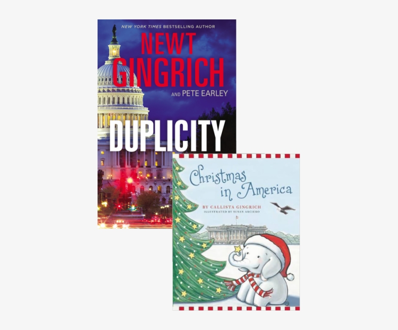 Newt And Callista Gingrich - Christmas In America By Callista Gingrich, transparent png #3974296