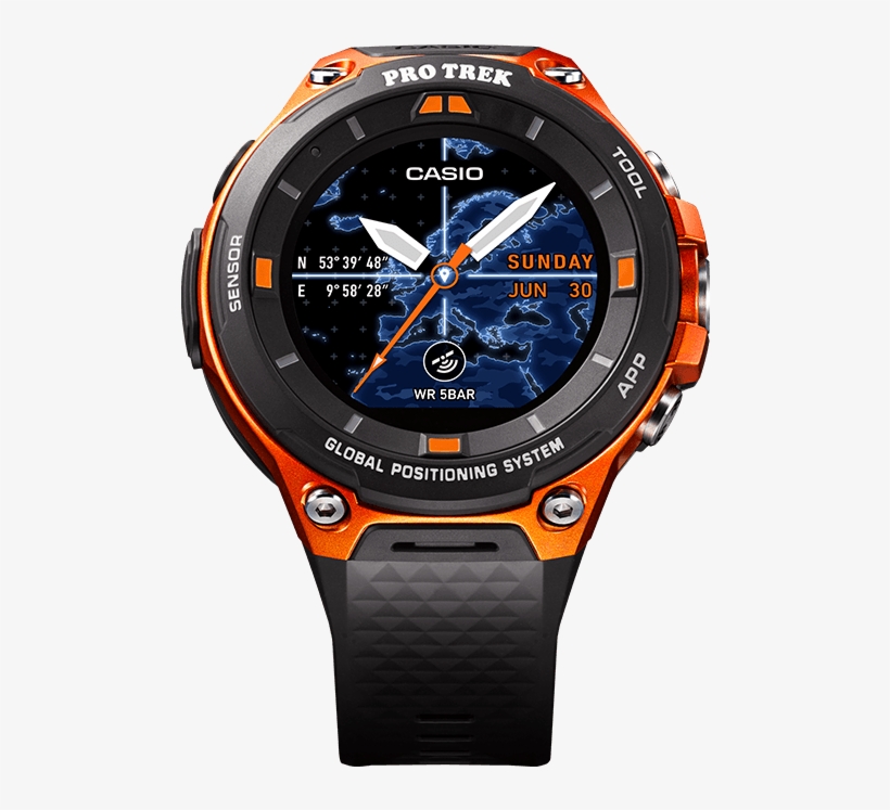 Pro Trek Smart Wsd-f20 - Casio Protrek Wsd F20, transparent png #3974342