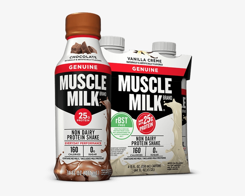 Muscle Millk Genuine Rtd Cover - Muscle Milk Protein Shake, transparent png #3975062