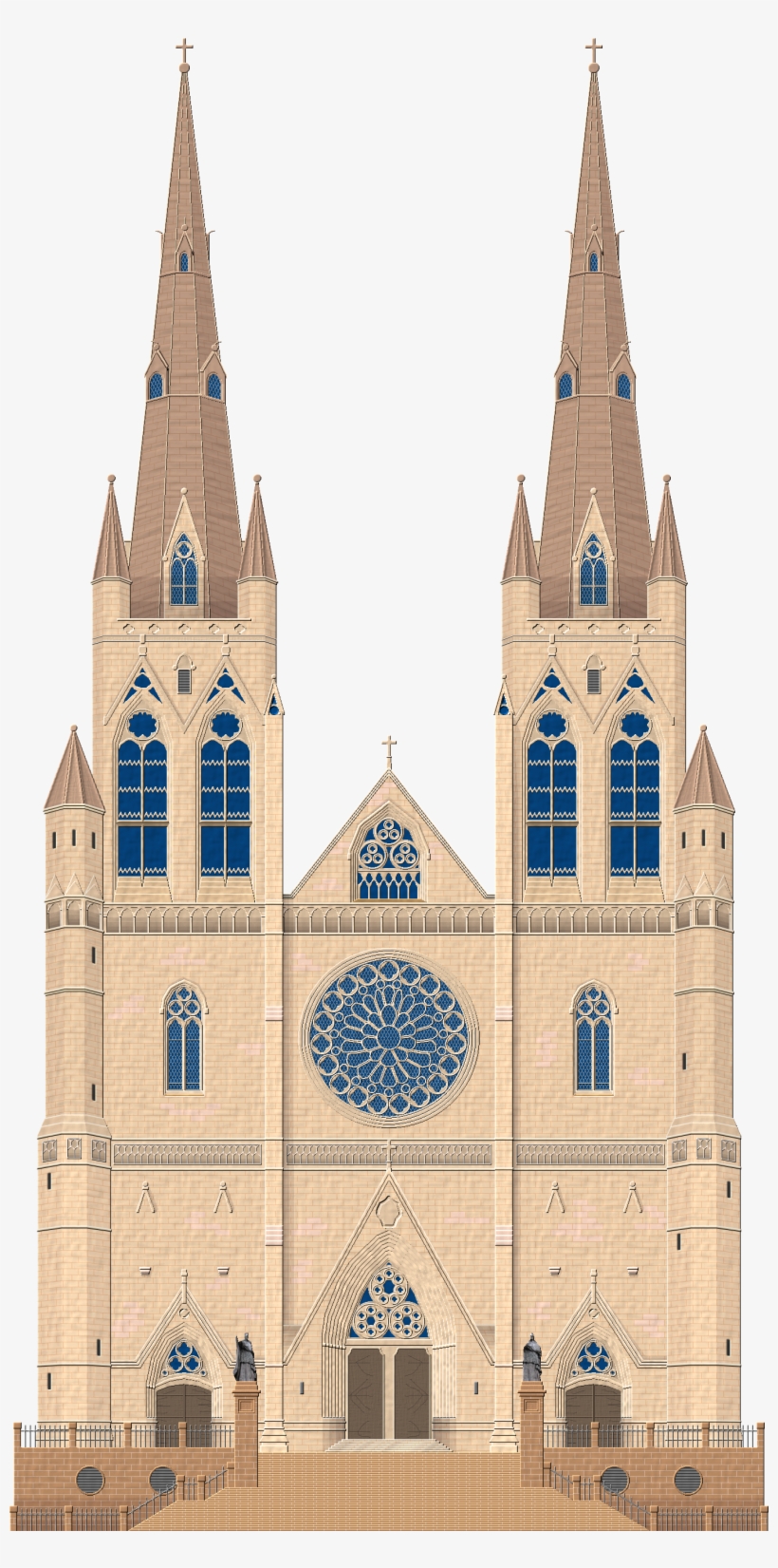 Graphic Stock Arch Drawing Church - Cathedral Church Drawing, transparent png #3975235
