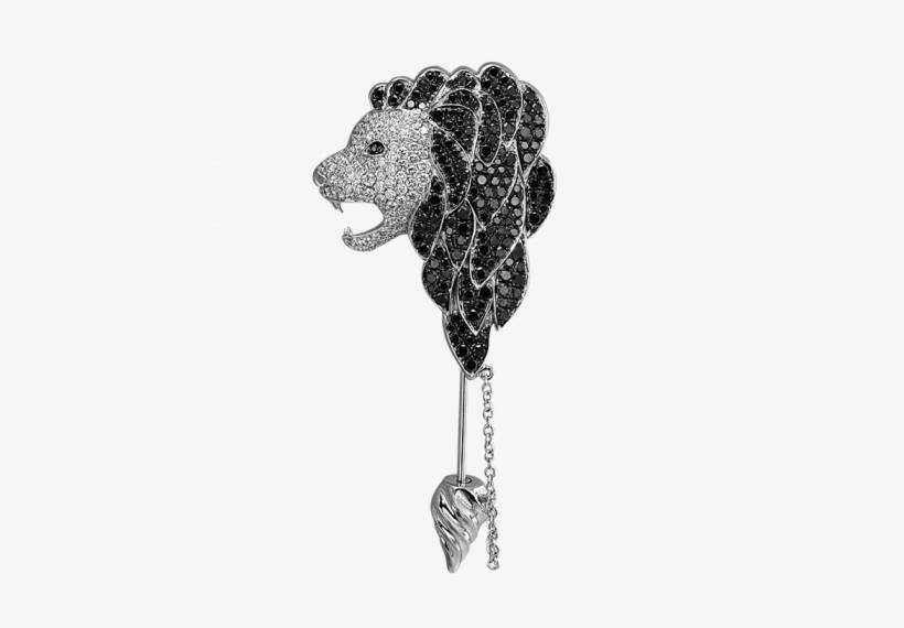 Lion Head Lapel Pin, transparent png #3975444