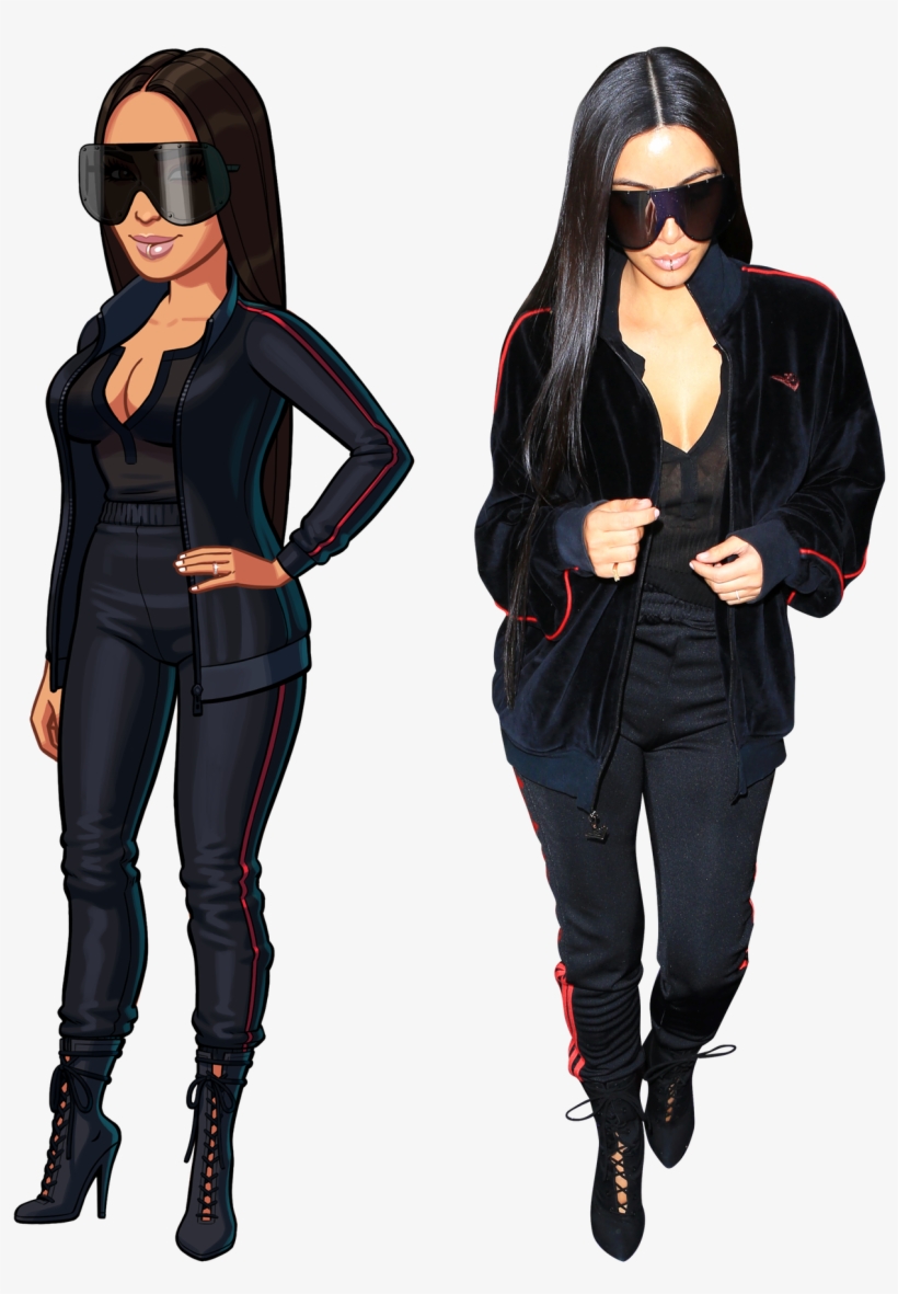 There Is A New Look In Kim Kardashian - Celebrity, transparent png #3975724