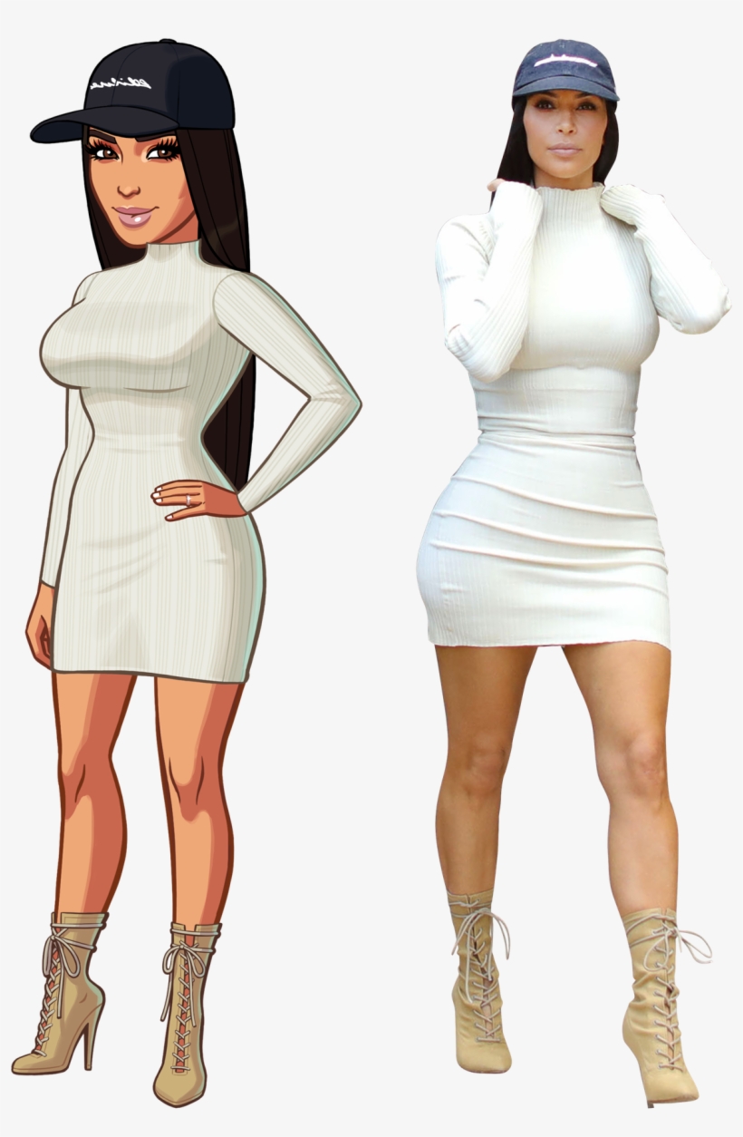 There Is A New Look In Kim Kardashian - Kim Kardashian, transparent png #3975764