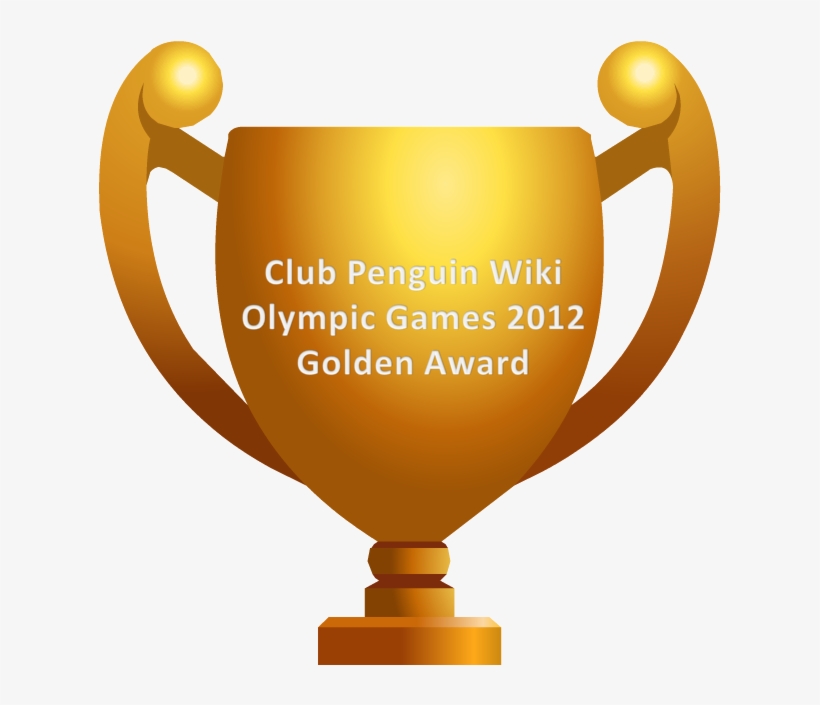 Club Penguin Wiki Olympic Games August 2012 Gold Award - Https, transparent png #3975790