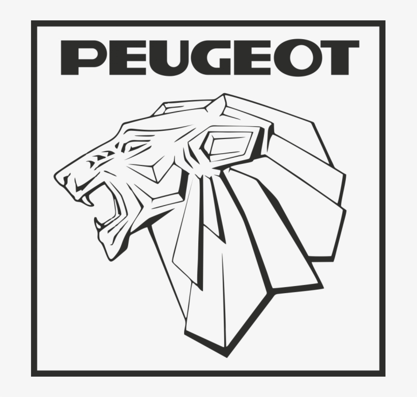 Logo Lion Peugeot 1965, transparent png #3975818