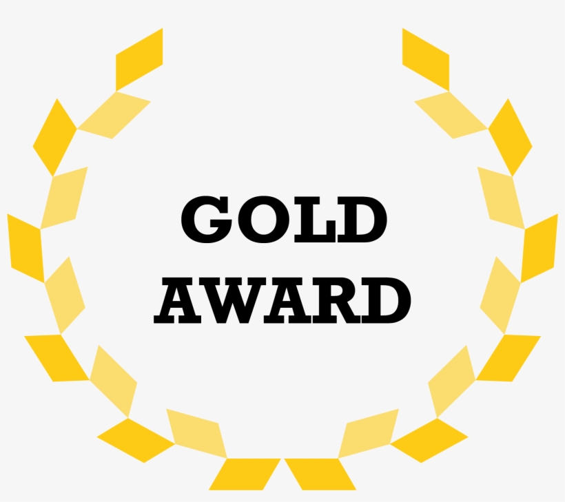 Gold Award Symbol - Gold, transparent png #3975866