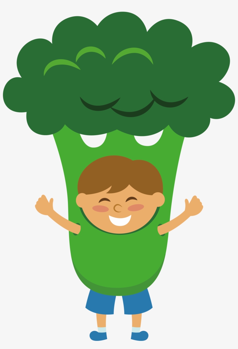 Png Freeuse Library Vegetable Fruit Cauliflower Green - Brocoli Animado Png, transparent png #3975978