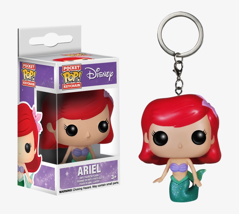 The Little Mermaid - Funko Pop Ariel Keychain, transparent png #3976037