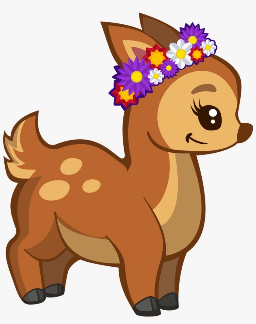 Deer Clipart Female Deer - Female Deer Clipart, transparent png #3976100